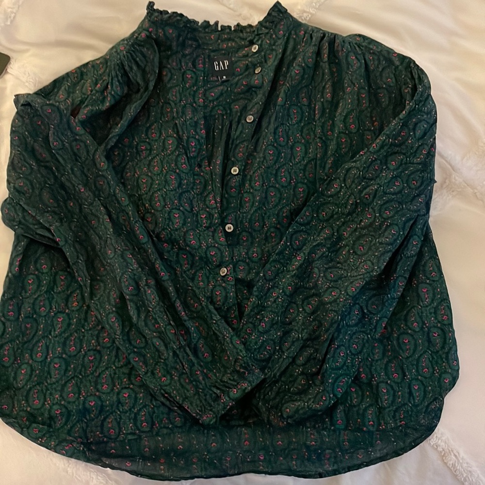 Gap Button Down Blouse - image 1
